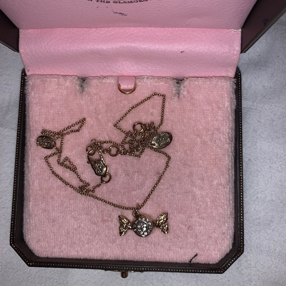Juicy Couture Rhinestone Candy Necklace
